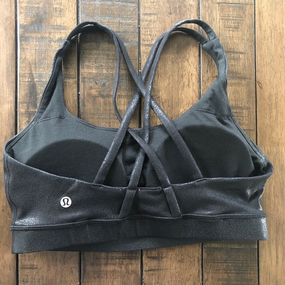 lululemon athletica Other - Black metallic Lululemon sports bra